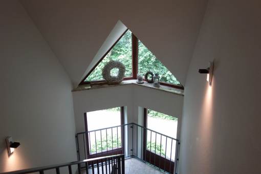 Das Treppenhaus im Haus Neshrn